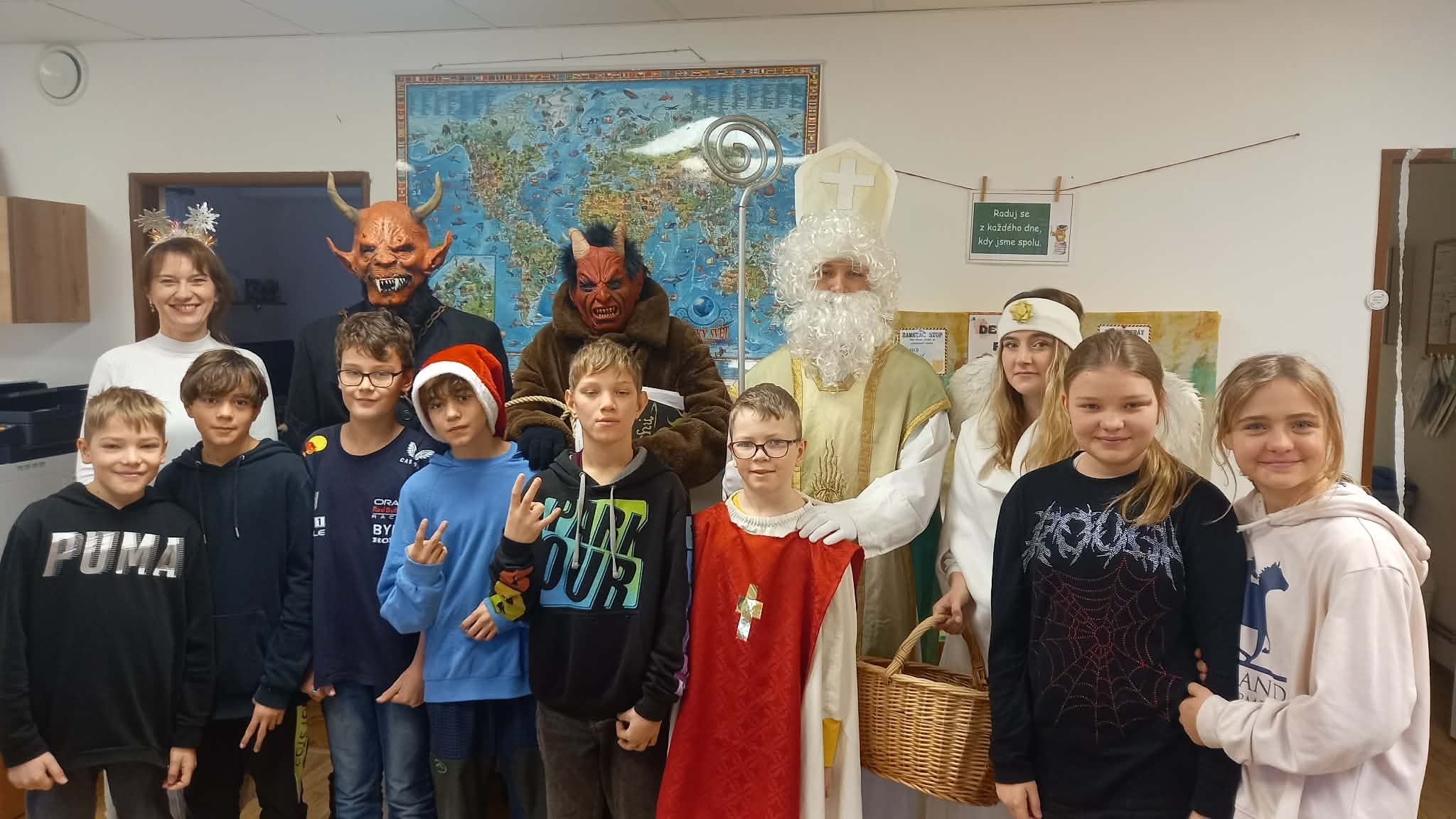 Mikulášská nadílka v ZŠ