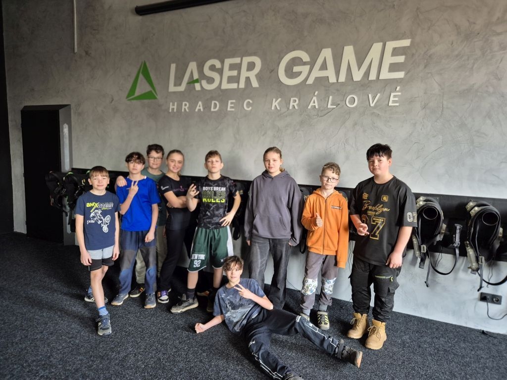 Výlet 5. ročníku za Lasergame