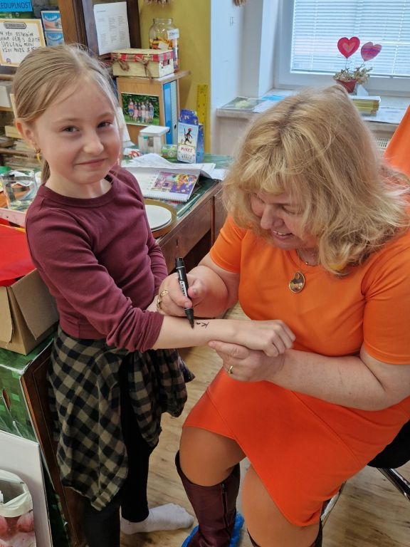 Návštěva paní výtvarnice Kateřiny Krausové 20. 3. 2026