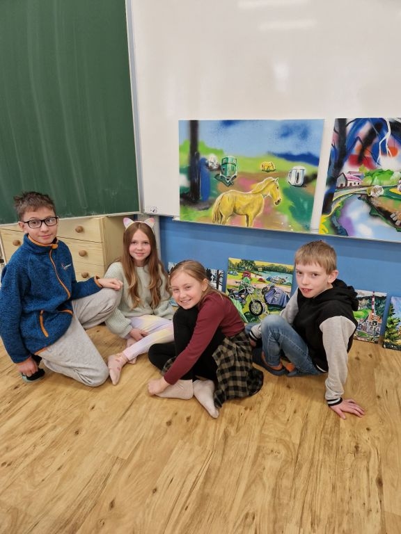 Návštěva paní výtvarnice Kateřiny Krausové 20. 3. 2026