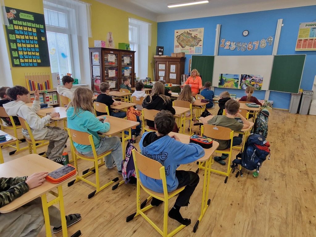 Návštěva paní výtvarnice Kateřiny Krausové 20. 3. 2026