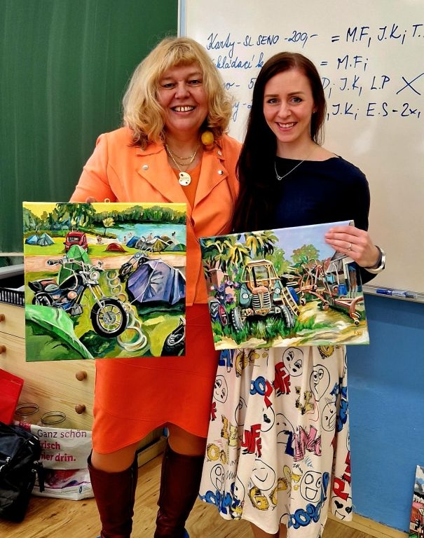 Návštěva paní výtvarnice Kateřiny Krausové 20. 3. 2026