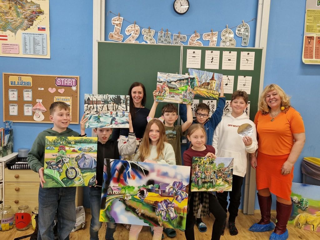 Návštěva paní výtvarnice Kateřiny Krausové 20. 3. 2026