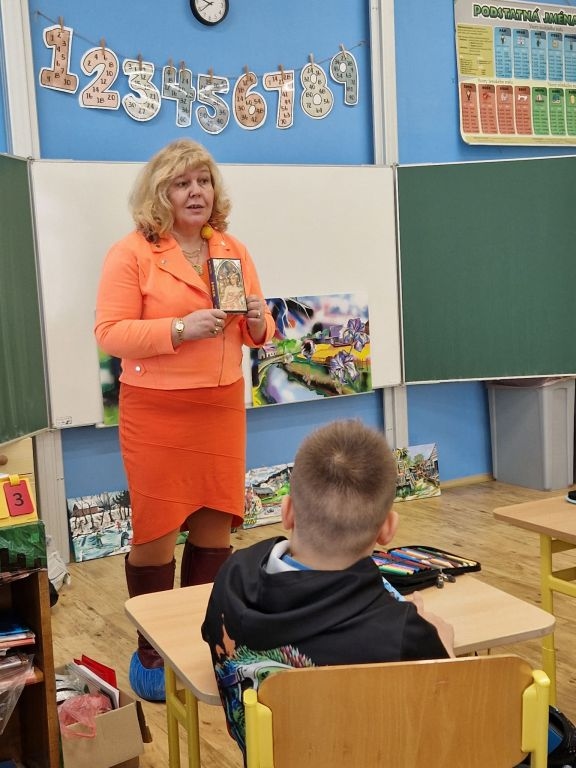 Návštěva paní výtvarnice Kateřiny Krausové 20. 3. 2026