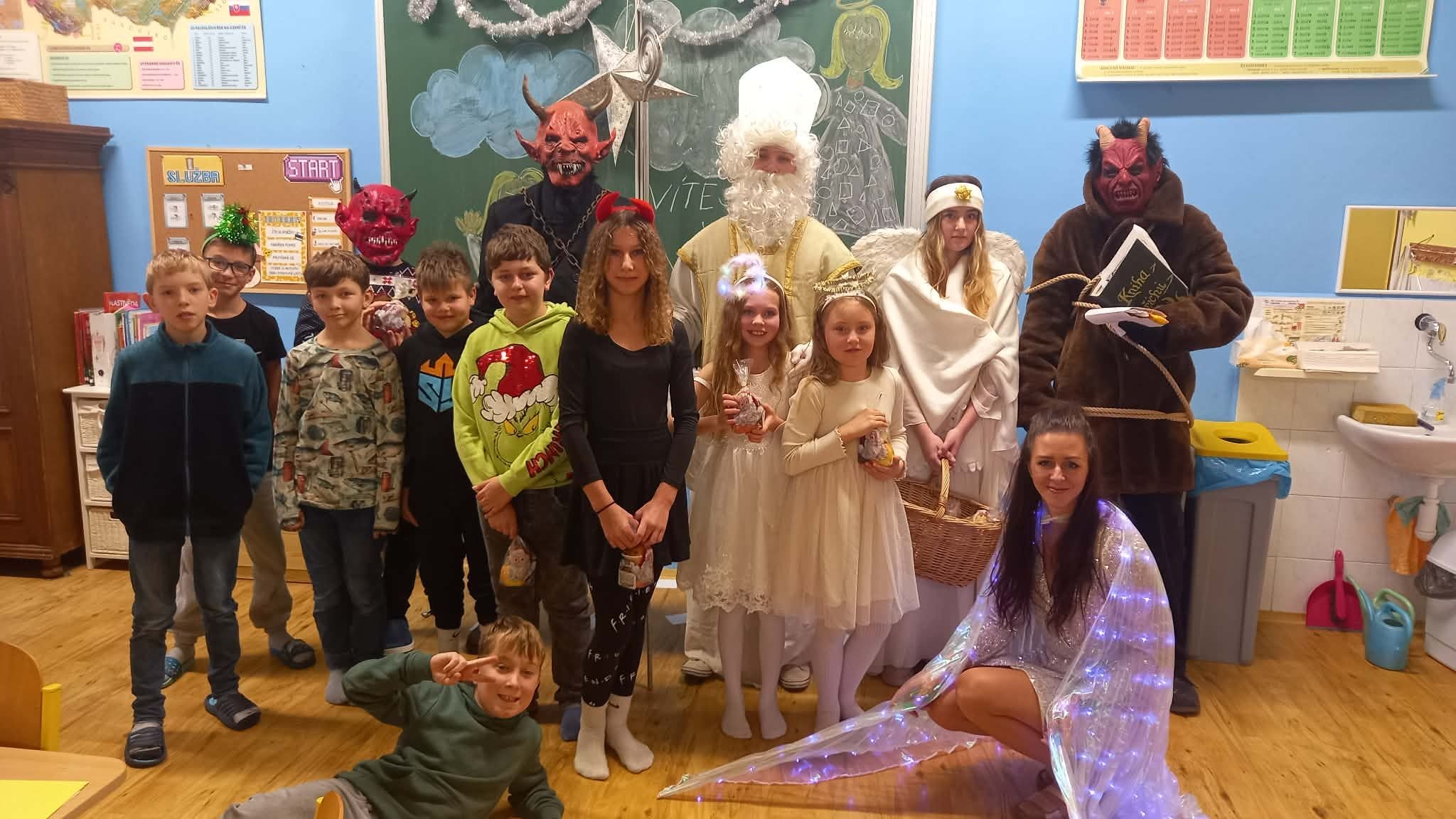 Mikulášská nadílka v ZŠ