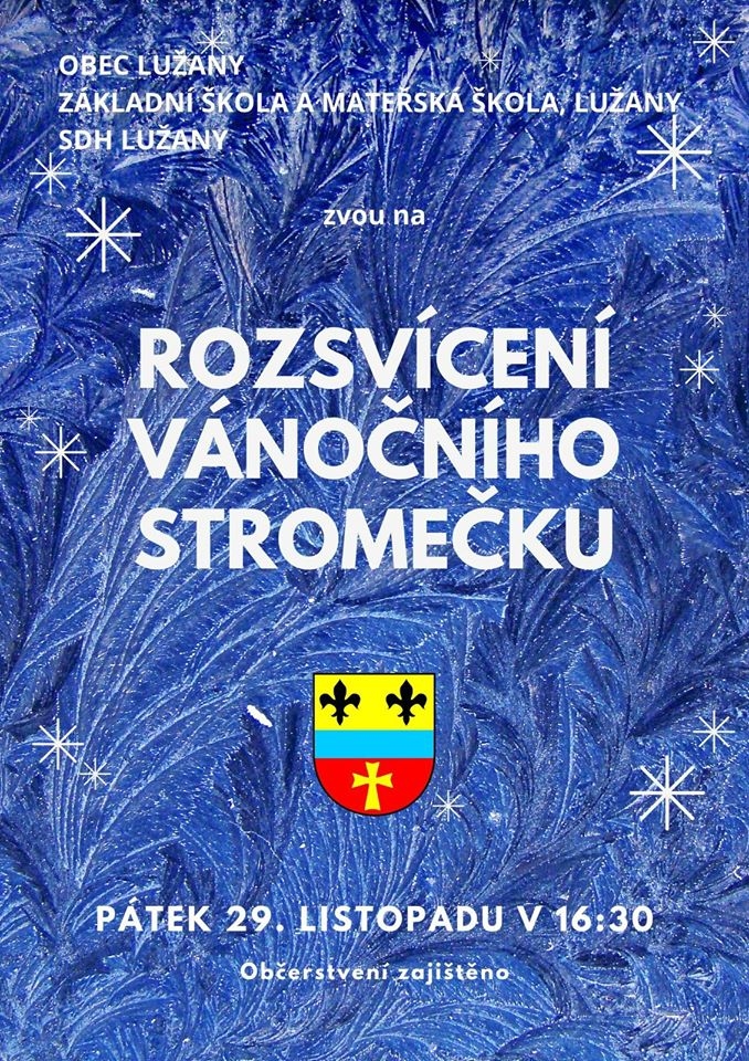 Rozsvícení vánočního stromku 29. 11. 2019